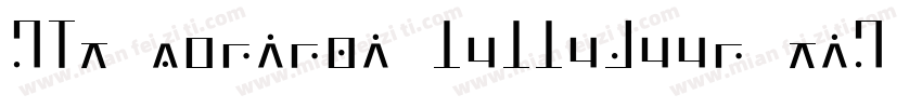 GLT Soninai BubBuduun Tig Regular字体转换